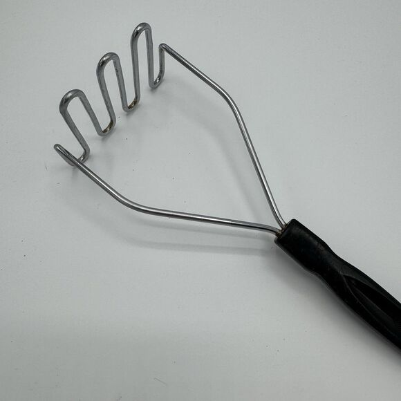Potato Vegetable‎ Masher Black Handle Utensil - Picture 7 of 7